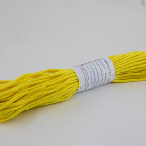 Yellow 4mm Cotton Rope 100% cotton and of the highest quality