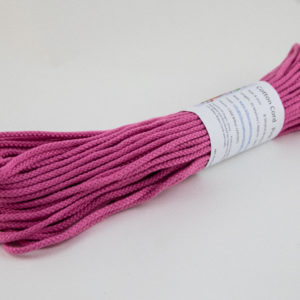 Pink 4mm Cotton Rope 100% cotton and of the highest quality