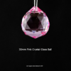 Pink Crystal Glass Ball. 100% K9 high Quallity Glass Crystal