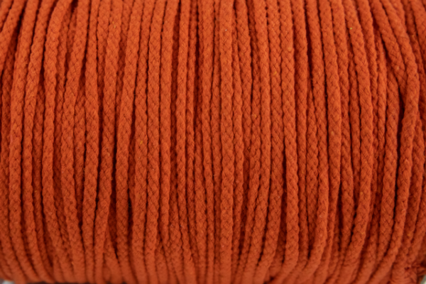 Orange Cotton Rope 5mm 100% cotton and of reasonable quality - Bilbys